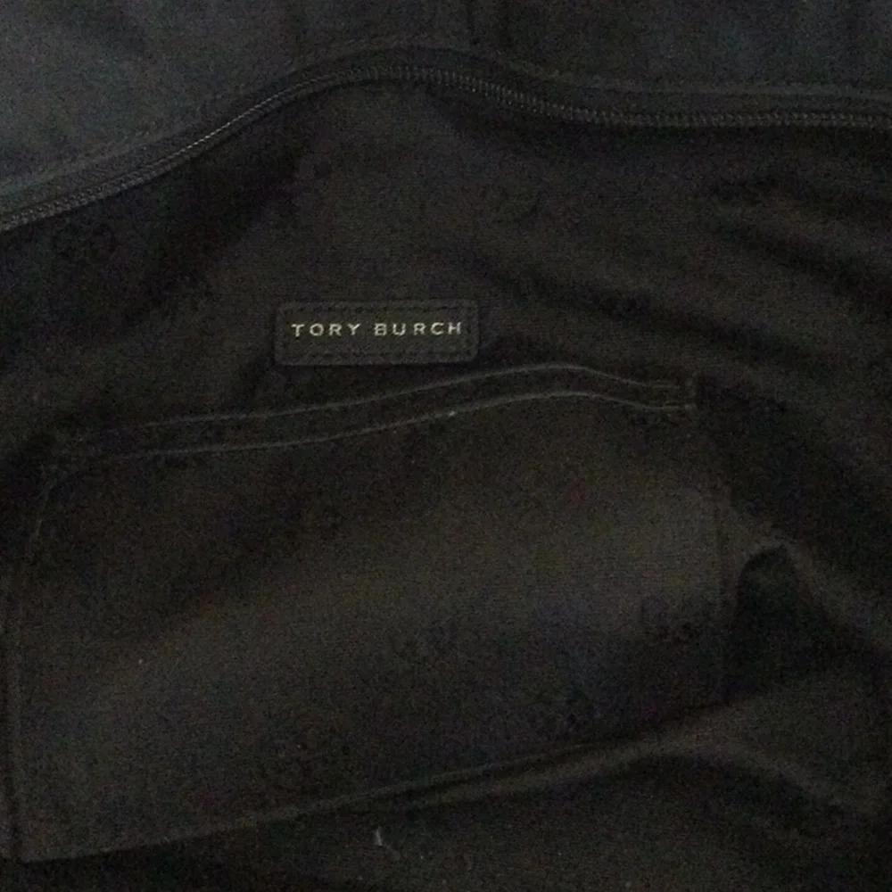 Tory Burch Black Nylon Laptop Tote